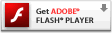 Flash Playerダウンロードサイトボタン